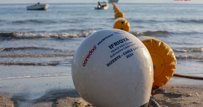 Peace subsea cable lands in Bizerte, Tunisia